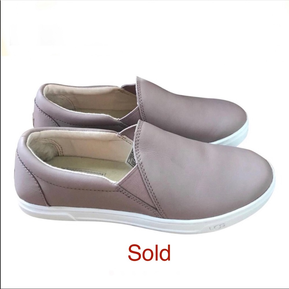 Women’s UGG Kitlyn leather dust pink shoes new